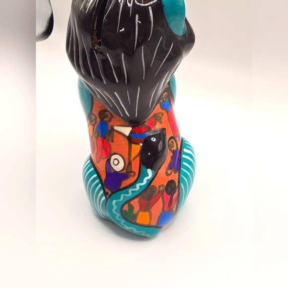 Disney Lion King Folkart Turquoise Figurine Piggy Bank - Picture 5 of 8